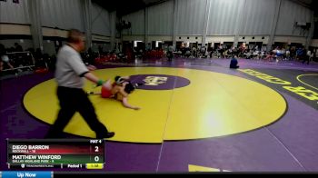 138 lbs Round 1 (16 Team) - Matthew Winford, Dallas Highland Park vs Diego Barron, Rockwall