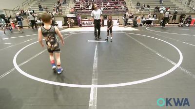 46 lbs Semifinal - James Evans, Bartlesville Wrestling Club vs Mi'Chael Mitchell, Pin-King All Stars