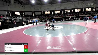 150 lbs Round Of 32 - Andrew Lyons, The Haverford School vs Tyler Fromm, Eagle Hill