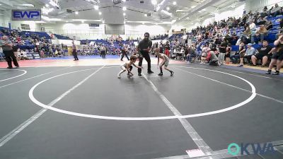 52 lbs Quarterfinal - Knox Martin-McGowan, Brushy Wrestling Club vs Madden Moore, Keystone Kids Wrestling Club