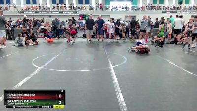 52 lbs Round 3 (6 Team) - Brayden Skroski, Killer Elite vs Brantley Dalton, Cocoa Beach WC