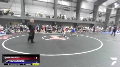 190 lbs Cons. Round 2 - Isaiah Parsons, OR vs Matthew Gutierrez, CA