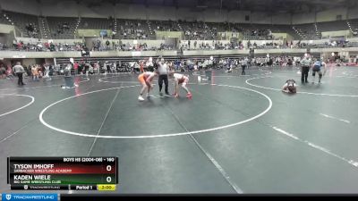 160 lbs Quarterfinal - Kaden Wiele, Big Game Wrestling Club vs Tyson Imhoff, Sarbacker Wrestling Academy