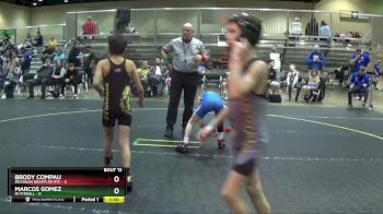72 lbs Round 5 (6 Team) - Brody Compau, Michigan Grappler RTC vs Marcos Gomez, Mi Pitbull