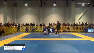 JONATHAN OLIVER CRISAN vs LUCAS CRAWFORD 2021 American National IBJJF Jiu-Jitsu Championship