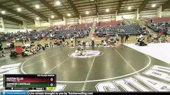 130 lbs Finals (2 Team) - Samson Castillo, Idaho 2 vs Austin Ellis, Utah Gold