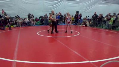 91 lbs Consi Of 8 #2 - Carter Kindig, New Bloomfield vs Trey Davis, Camp Hill