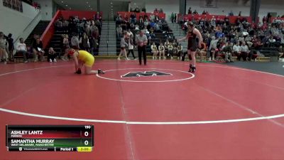 190 lbs Quarterfinal - Ashley Lantz, Marion vs Samantha Murray, West Delaware, Manchester