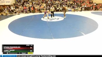 141 lbs Champ. Round 1 - Corey Bagby, Unattached vs Ethan Pogorzelski, UW-Whitewater