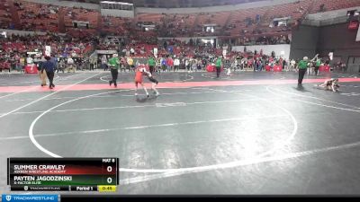 77 lbs Semifinal - Summer Crawley, Askren Wrestling Academy vs Payten Jagodzinski, X-Factor Elite