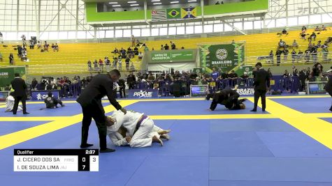 JOSE CICERO DOS SANTOS vs IVANILSO DE SOUZA LIMA 2024 Brasileiro Jiu-Jitsu IBJJF