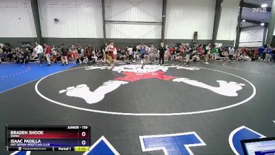 150 lbs Quarterfinal - Braden Shook, NWWC vs Isaac Padilla, Mat Demon Wrestling Club