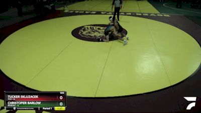 105 lbs Placement (4 Team) - Tucker Skluzacek, TCU vs Christoper Barlow, Roseau