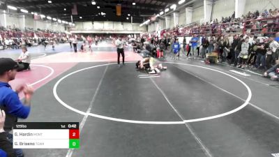 126 lbs Consi Of 16 #2 - Gabe Hardin, Montrose Elite vs Gabriel Briseno, Team Pueblo