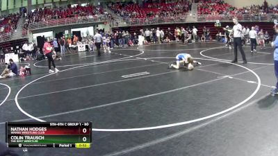 80 lbs Cons. Round 2 - Nathan Hodges, Wahoo Wrestling Club vs Colin Trausch, The Best Wrestler