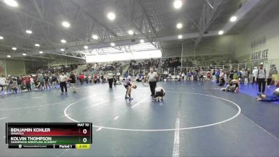 132 lbs Champ. Round 1 - Benjamin Kohler, Wasatch vs Kolvin Thompson, Sanderson Wrestling Academy