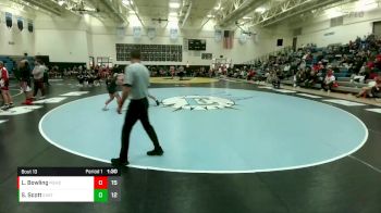 160 lbs Round 4 (10 Team) - Seth Scott, Cheyenne East vs Leister Bowling, Mead