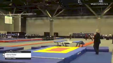 Sierra Potter - Double Mini Trampoline, Texas Twisters - 2021 USA Gymnastics Championships