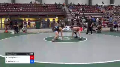 79 kg Quarterfinal - Philip Conigliaro, New England Regional Training Center vs Cael Valencia, Sunkist Kids Wrestling Club