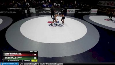 117 lbs Semifinal - Julian Villalobos, Ayala Smash Wrestling vs Brayden Arguijo, Central Coast Most Wanted Wrestling Club