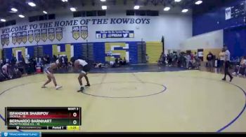 120 lbs Quarterfinals (8 Team) - Isfandier Sharipov, Osceola vs Bernardo Barnhart, Palmetto Ridge H.S.