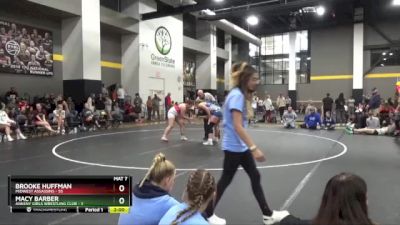 190 lbs Round 1 (16 Team) - Brooke Huffman, Midwest Assassins vs Macy Barber, Ankeny Girls Wrestling Club