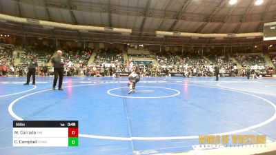 55 lbs Consi Of 8 #2 - Max Corrado, The Best Wrestler vs Chattan Campbell, CYWC