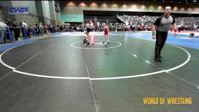 54 lbs Round Of 16 - Mazie Johnson, Vasky Bros vs Alyanna Montiel, Ascend Wrestling Academy