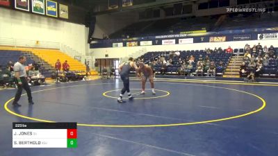 225 lbs JOSIAH JONES, OU vs SPENCER BERTHOLD, KSU