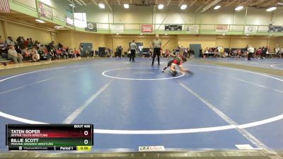 65 lbs Semifinal - Billie Scott, Proving Grounds Wrestling vs Taten Roper, Dexter Youth Wrestling