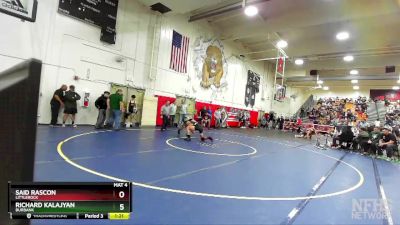 132 lbs Cons. Round 2 - Eddie Lopez, West Covina vs Anthony Lopez, Monrovia