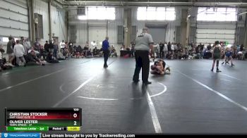 100 lbs Round 2 (8 Team) - Christian Stocker, East Coast Elite vs Oliver Lester, Terps Xpress