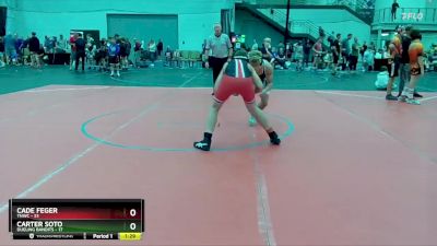 140 lbs Round 1 (6 Team) - Carter Soto, Dueling Bandits vs Cade Feger, TNWC