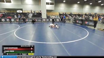 82 lbs Semifinal - Cohen Reer, OH vs Kash Koopmans, IA