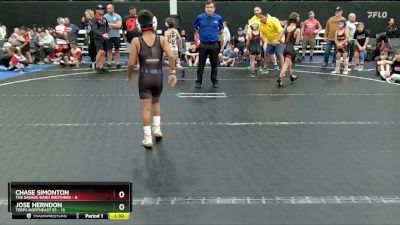 64 lbs Round 6 (8 Team) - Chase Simonton, The Savage Barn Brothers vs Jose Herndon, Terps Northeast ES