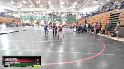 175 lbs Champ. Round 1 - Cannon Frisch, Ramona vs Luke O`Mara, Rancho Buena Vista