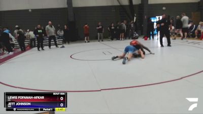 132 lbs Cons. Round 5 - Lewis Fofanah-Afkar, CA vs Jett Johnson, WA