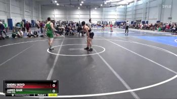 157 lbs Cons. Semi - Andru Boyd, Roanoke College vs Jared Bair, York (PA)