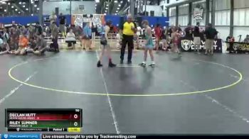 90 lbs Round 1 (6 Team) - Riley Sumner, Missouri Gold vs Declan Hutt, Death Squad Green