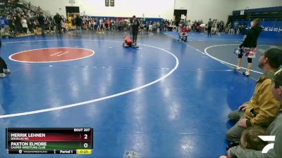 49 lbs Round 3 - Paxton Elmore, Casper Wrestling Club vs Merrik Lehnen, Douglas WC