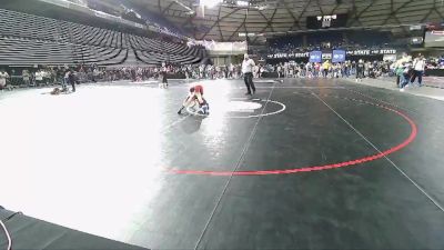 71 lbs Quarterfinal - Paxton Beckett, NWWC vs Mali Phillips, Twin City Wrestling Club