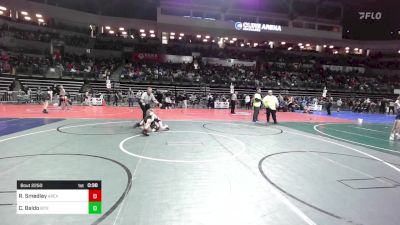 75 lbs Consi Of 8 #1 - Ryan Smedley, Apex vs Christopher Baldo, Bitetto Trained Wrestling