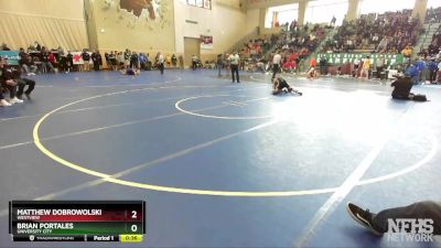 115 Boys Cons. Round 3 - Brian Portales, University City vs Matthew Dobrowolski, Westview