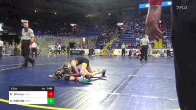 65 lbs Semifinal - Makenna Watson, Avon Grove vs Aubrey Kokinda, Tamaqua