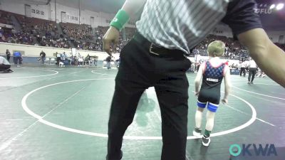 49 lbs Round Of 16 - Stetson Topping, Smith Wrestling Academy vs Brady Buzbee, R.A.W.