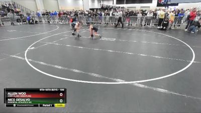 106 lbs Quarterfinal - Allen Woo, Cory Clark Wrestling vs Nico DeSalvo, Immortal Athletics WC