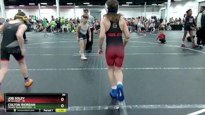 88 lbs Round 3 (8 Team) - Job Soley, PA Alliance vs Colton Riordan, Savage Barn Brothers