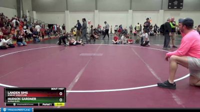 80 lbs Semifinal - Landen Sims, Bobcat Wrestling vs Hudson Gardner, Alpha Elite