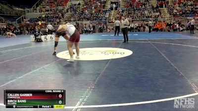 215 lbs Cons. Round 3 - Callen Garber, Carrington vs Birch Bang, Killdeer