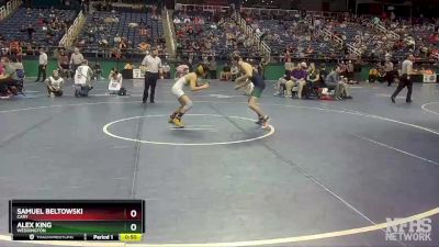 4A 106 lbs Cons. Round 1 - Alex King, Weddington vs Samuel Beltowski, Cary